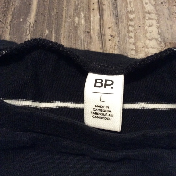 ❤️ 3 for $10! BP hi-low elbow-length striped tee - Picture 4 of 6